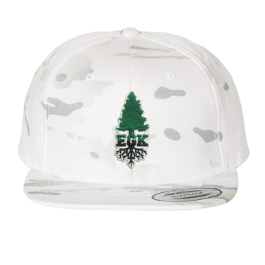 Stay Rooted Snapback (White Camo)